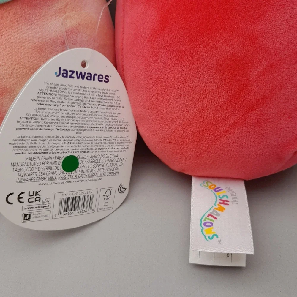 Squishmallows Fruit‎ Plush Lot 2 Scarlet Strawberry & Kaldette Grapefruit 5